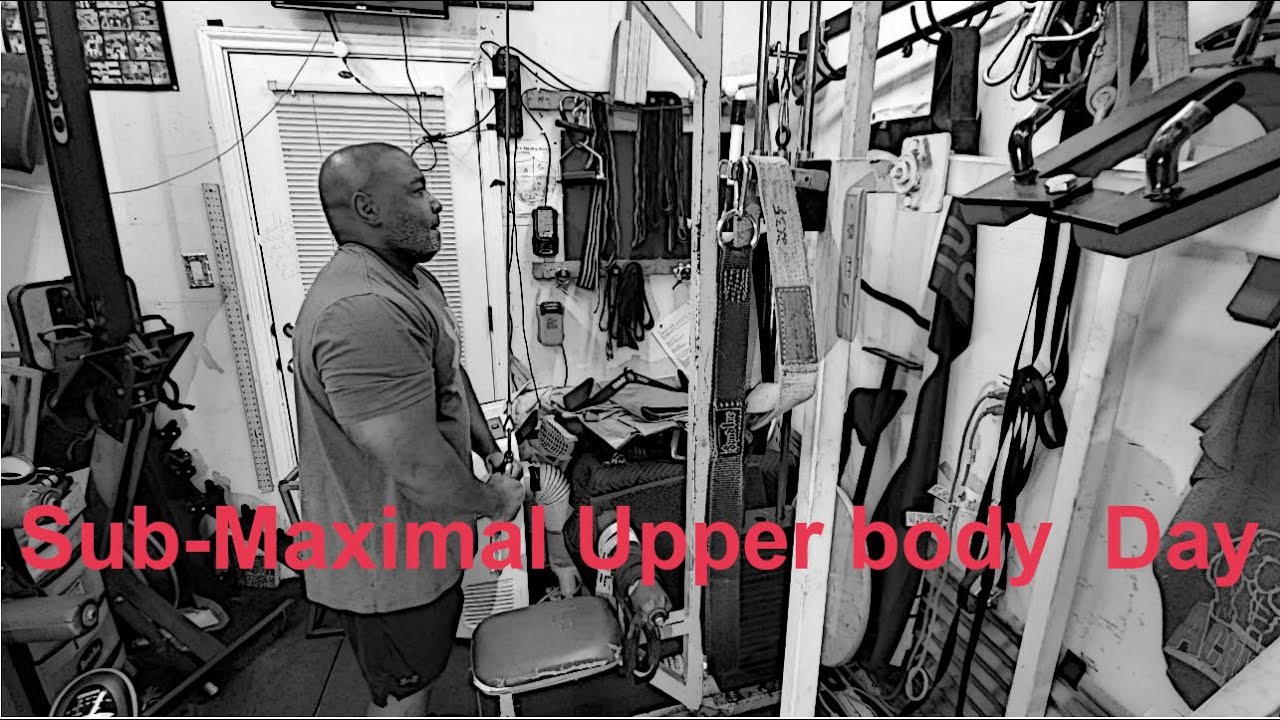 Sub-Maximal Bench Press ( garage gym athlete)