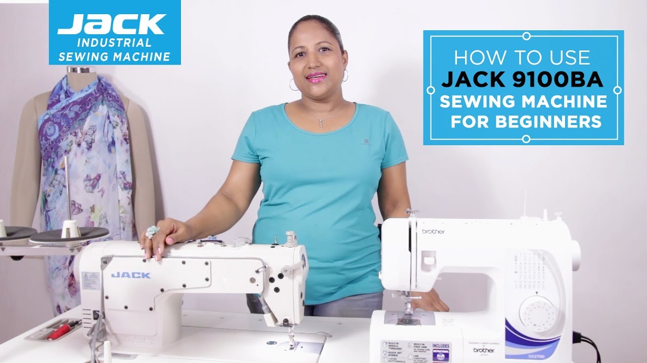 Класс 25 - Как пользоваться швейной машиной JACK 9100BA - для начинающих Часть 1