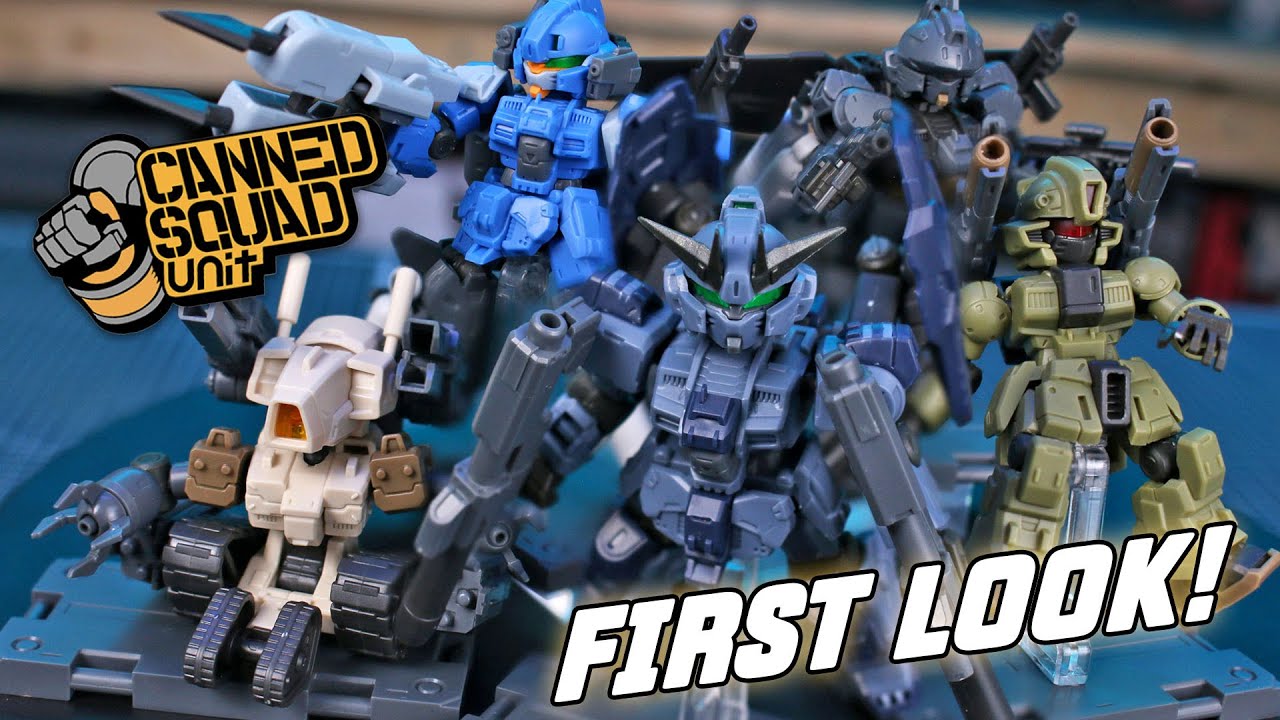 Canned Squad Unit - NEW Mecha Model Kit Series FIRST LOOK!