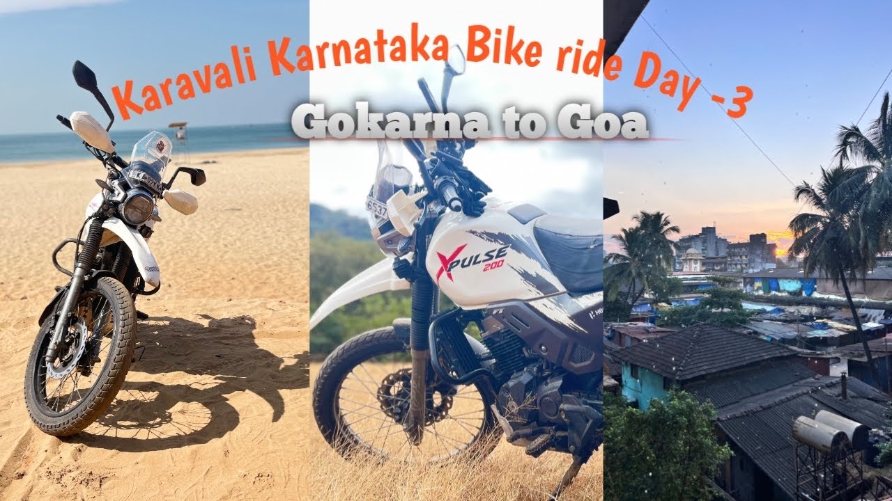 KARVALI KARNATAKA BIKE RIDE DAY -3 GOKARNA TO GOA | MISTER MURTHY |