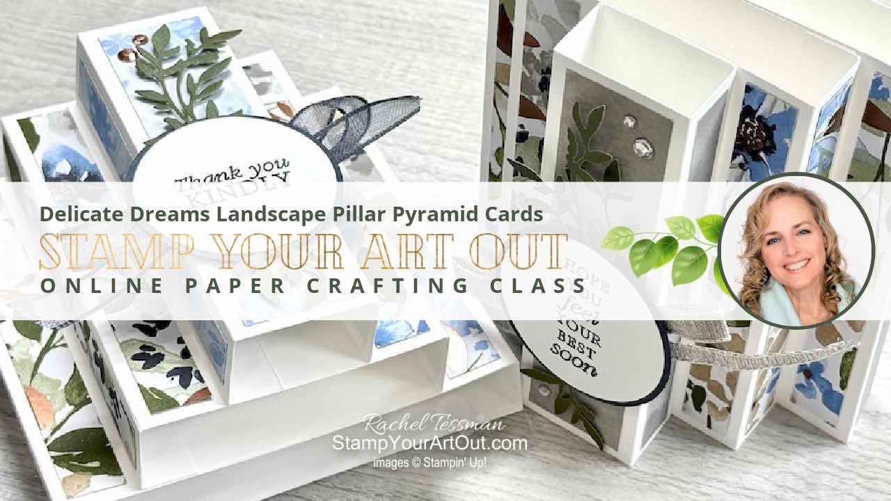 Delicate Dreams Landscape Pillar Pyramid Cards