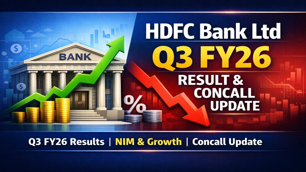 HDFC Bank Ltd Q3 FY26 Results & Concall Update | Loan Growth, NIM & Asset Quality | Hindi
