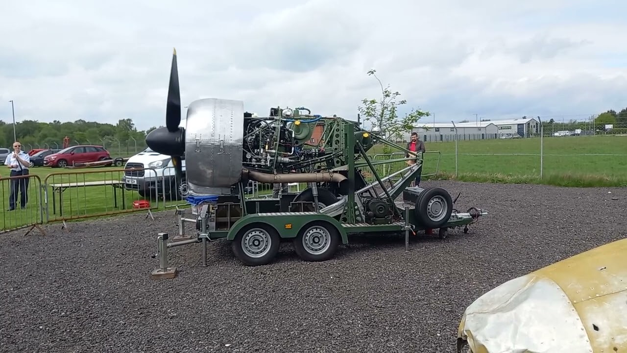 Armstrong Siddeley Cheetah engine demonstration run