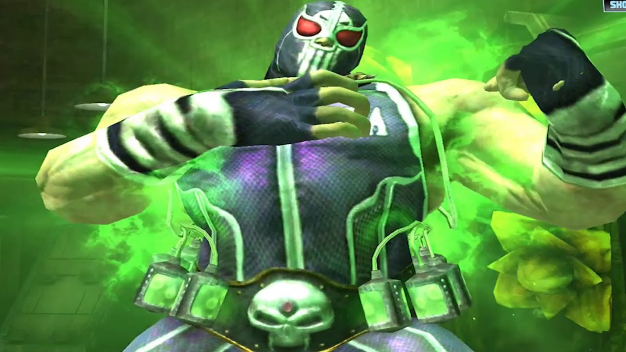 Injustice: Gods Among Us - Luchador Bane Super Attack Moves [iPad] [REMASTERED]
