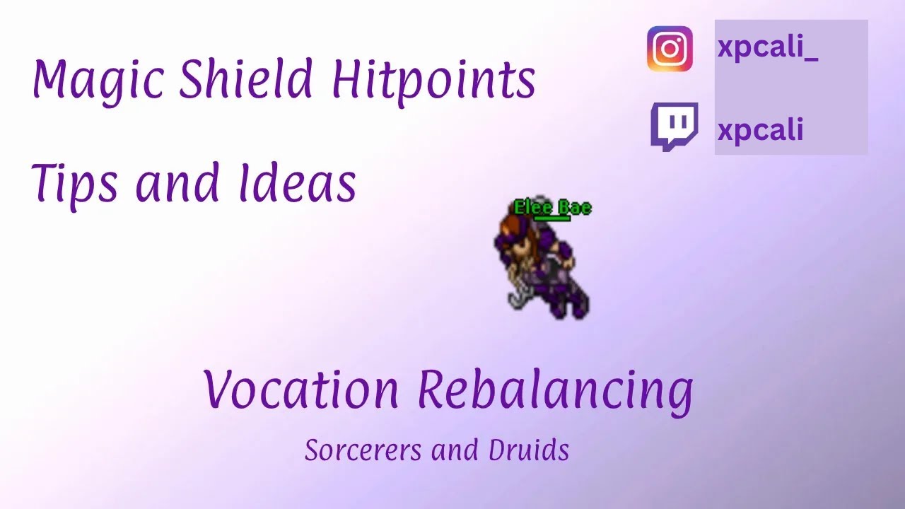 Vocation Rebalancing - Tibia 2020 - Sorcerers and Druids