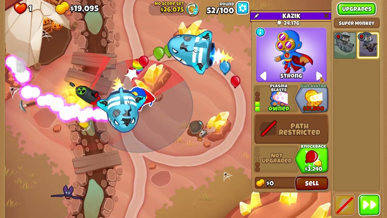 Energizer + Sun Temple on Three Mines Round OG 2TC (complete run)