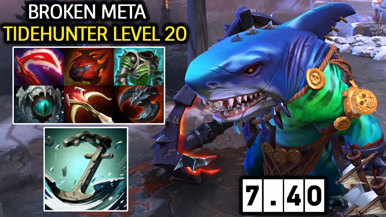 Tidehunter Carry 7.40 – Broken Meta or Real Monster? Dota 2