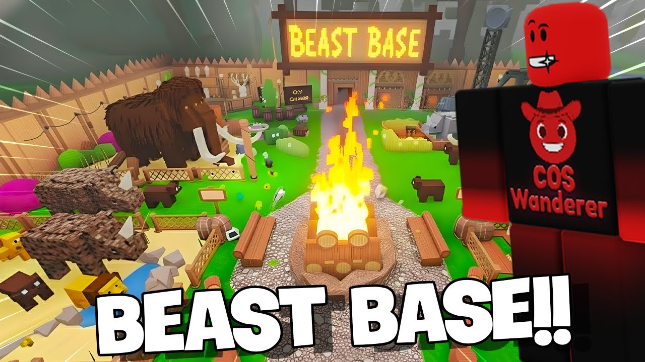 I Built an ULTIMATE Beast Base in 99 Nights in a Forest!
