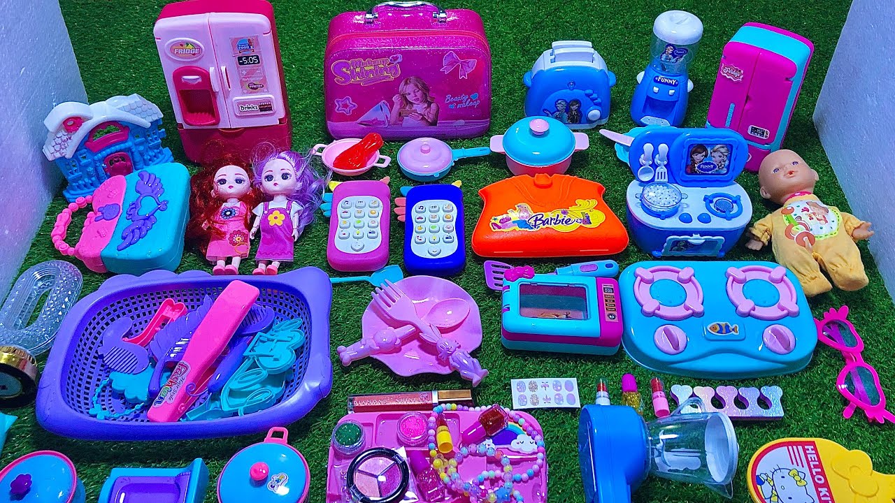 Satisfaction With Beautiful Makeup Set Paking ASMR Pink Makeup Set