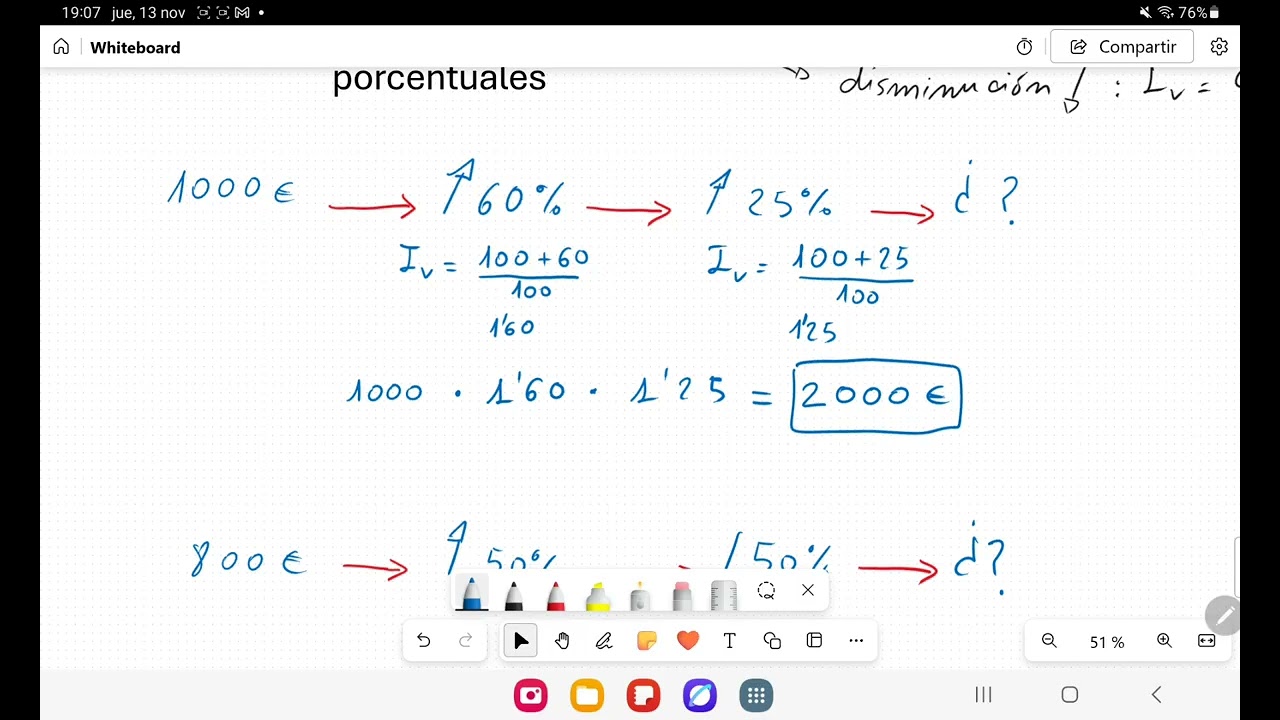7  Encadenar variaciones porcentuales
