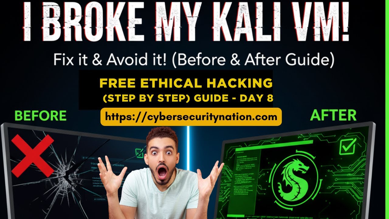 Kali Linux VM Setup: DO THIS Before & After! (Avoid Breaking Your System) | Cybersecurity Nation
