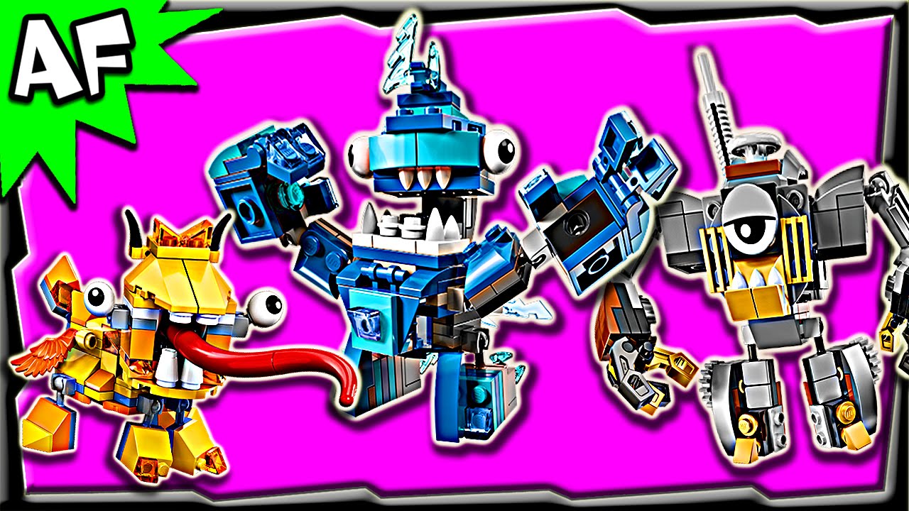Lego Mixels MAX Series 5: Lixers, Frosticons, Klinkers Stop Motion Build Review