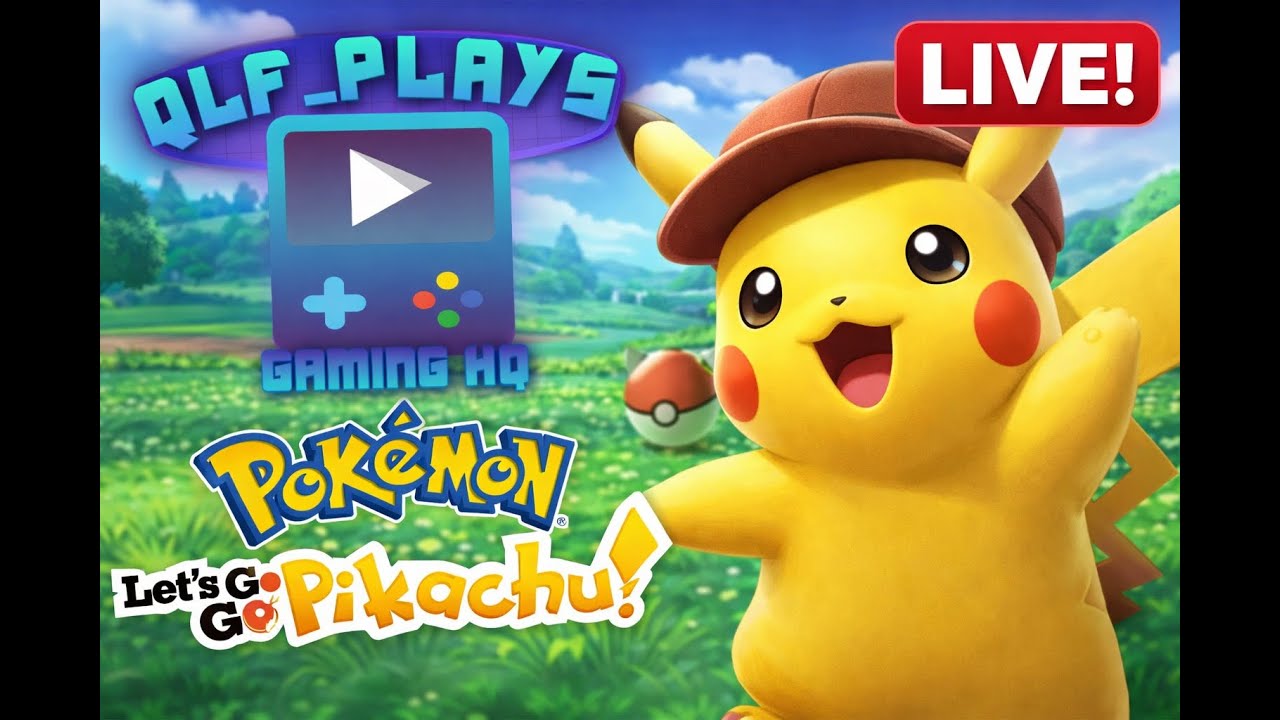 QLF_SSSayfePlays Starts A New Adventure in: Pokémon lets go pikachu. DAY 5