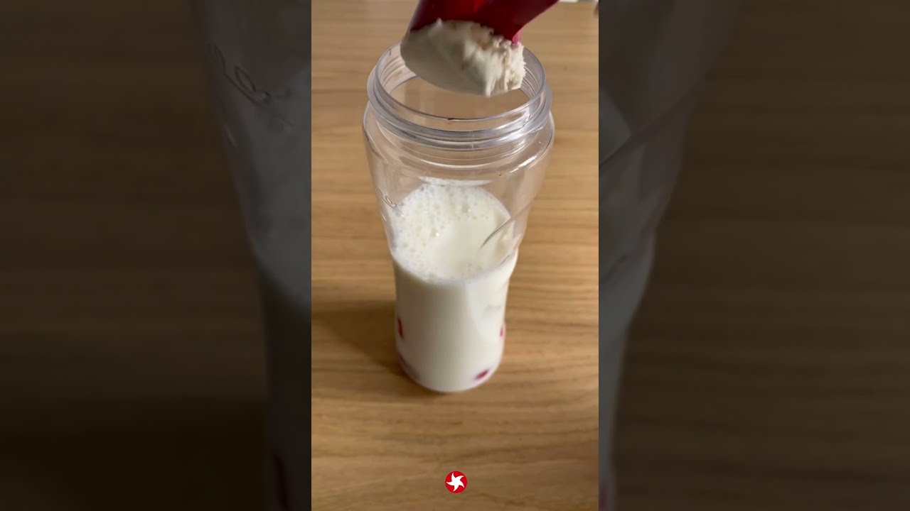High Protein Strawberry Milkshake