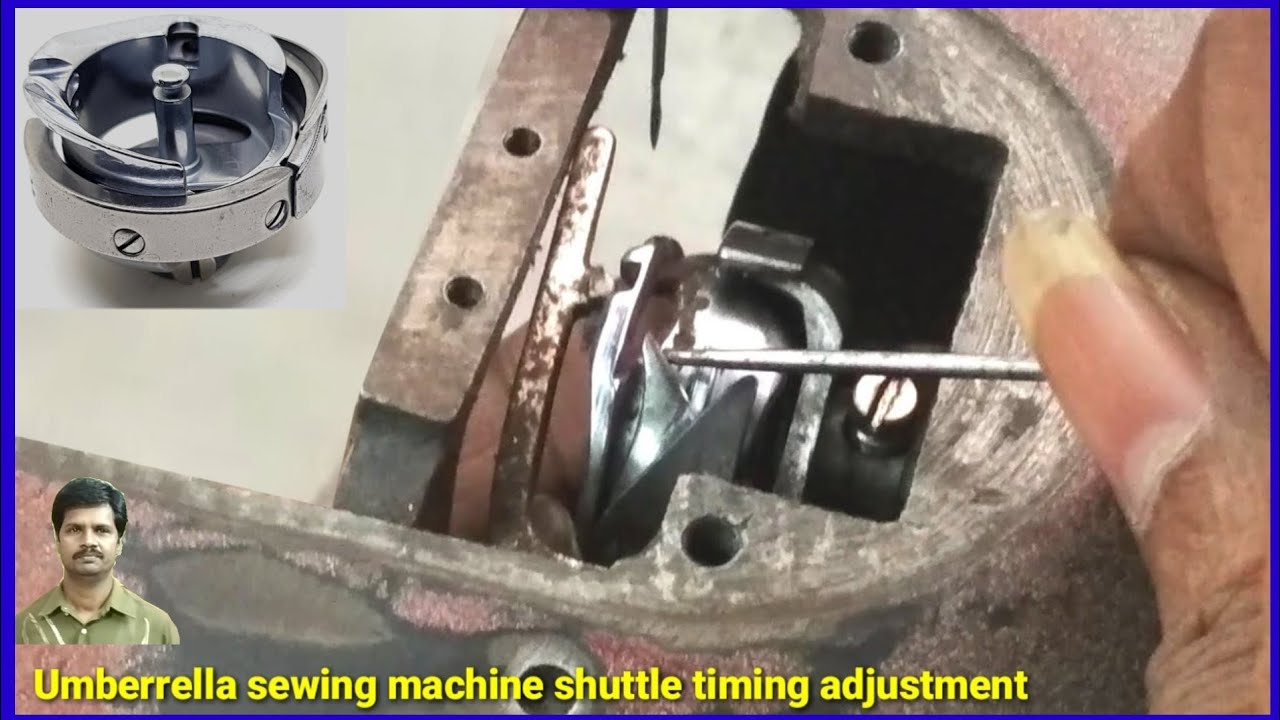 Shuttle hook timing setting adjustment /(solved) Needle not catching bobbin thread / #dresstailor