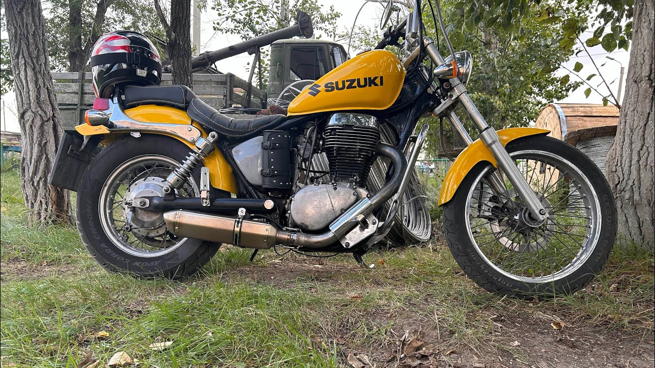 Akrapovich 470mm (реплика) на Suzuki LS650 Savage (Boulevard S40)