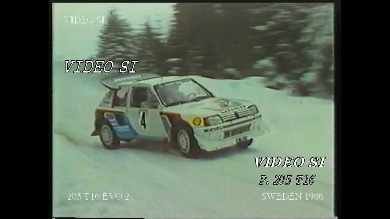 Peugeot 205 T16 nei rally