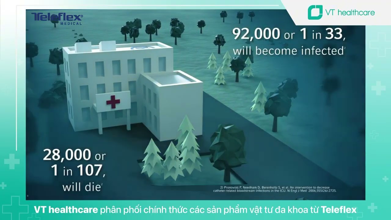 Giải ph&aacute;p Vật tư x&acirc;m lấn mạch m&aacute;u Teleflex Arrowg+ard Blue&reg;