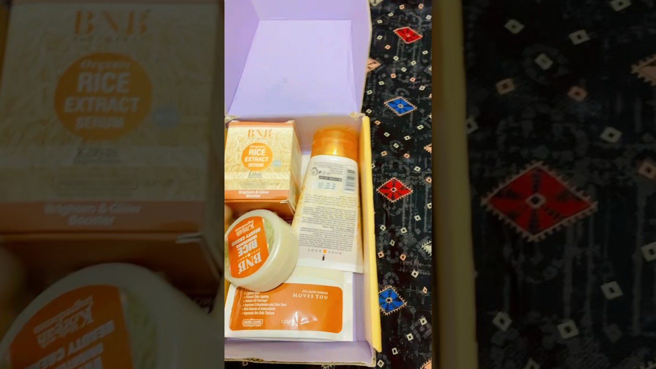 BNB rice glow kit #bnb