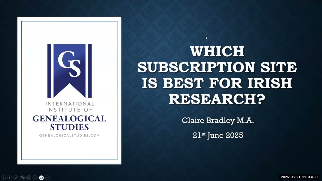 Which Subscription Sites Are Best for Irish Research?