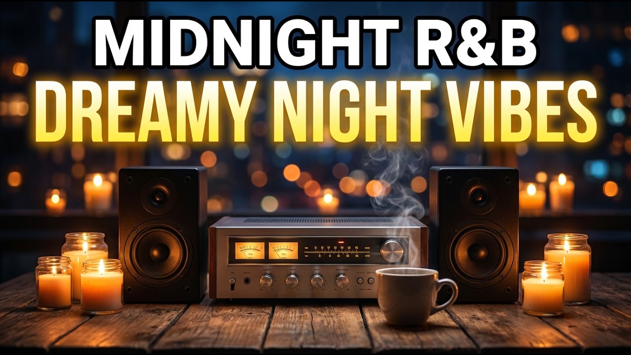 Deep Relax R&B Focus Beats 🌙 Midnight City Lights Drive for Study Focus & Productivity 🚗🎶