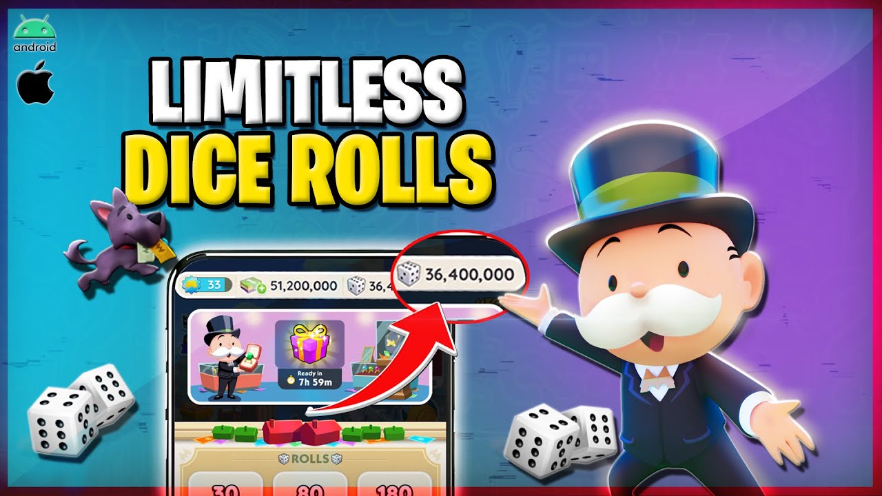 Monopoly Go Free Dice Rolls 2025 - Monopoly Go Hack 🎲