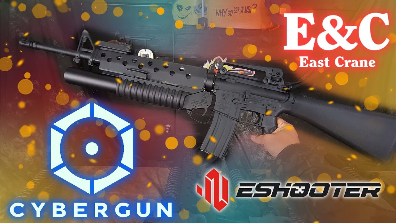 รีวิว Cybergun x E&C 701 702 703 704 705 707 S4 w/M203 ติดตั้งบอร์ด Eshooter Kestrel V2 Basic
