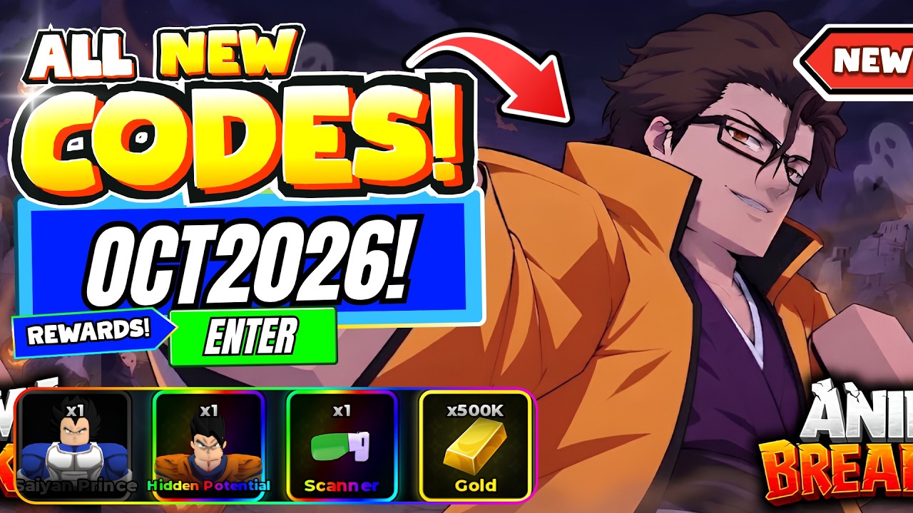 *NEW CODES* ALL WORKING CODES FOR ANIME BREAKER IN OCTOBER 2026! ROBLOX ANIME BREAKER CODES