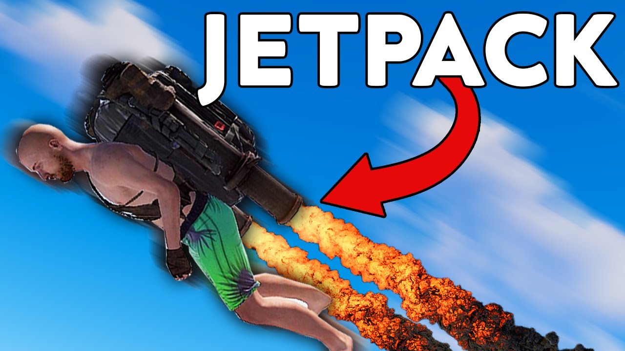 We gave 100 Players Jetpacks in Rust... - Rust Mod