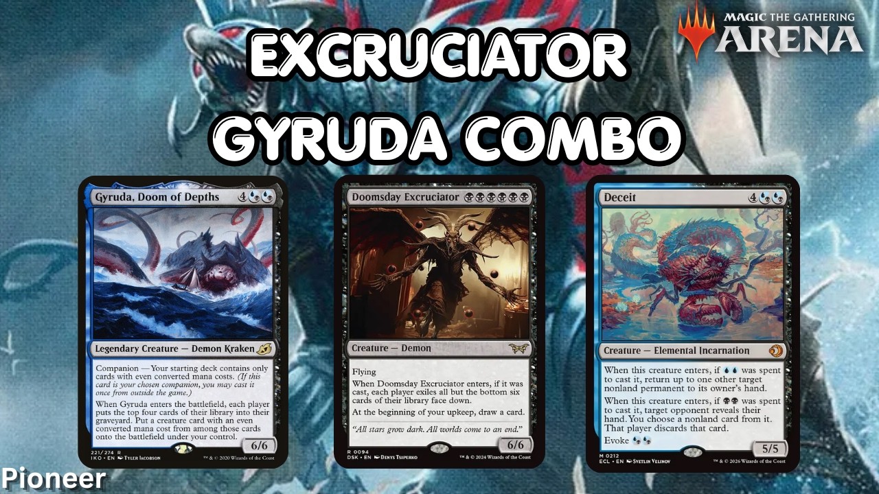 Dimir Excruciator Gyruda COMBO - Pioneer!
