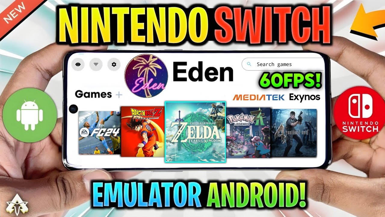 NEW 🔥 HOW TO SETUP NINTENDO SWITCH EMULATOR FOR ANDROID 2026 - EDEN | 60FPS BEST SETTINGS!