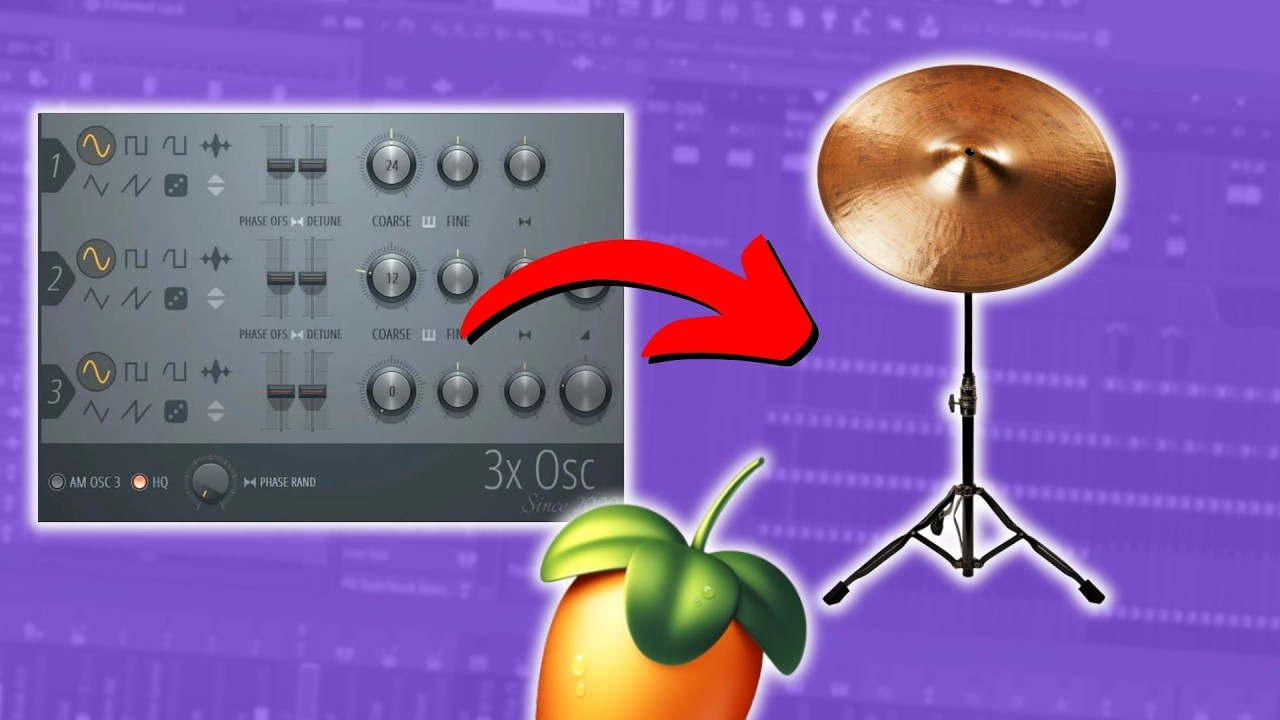 ✅Como hacer Platillos, Hats y Crash (Paso a Paso Desde cero) | FL Studio Tutorial