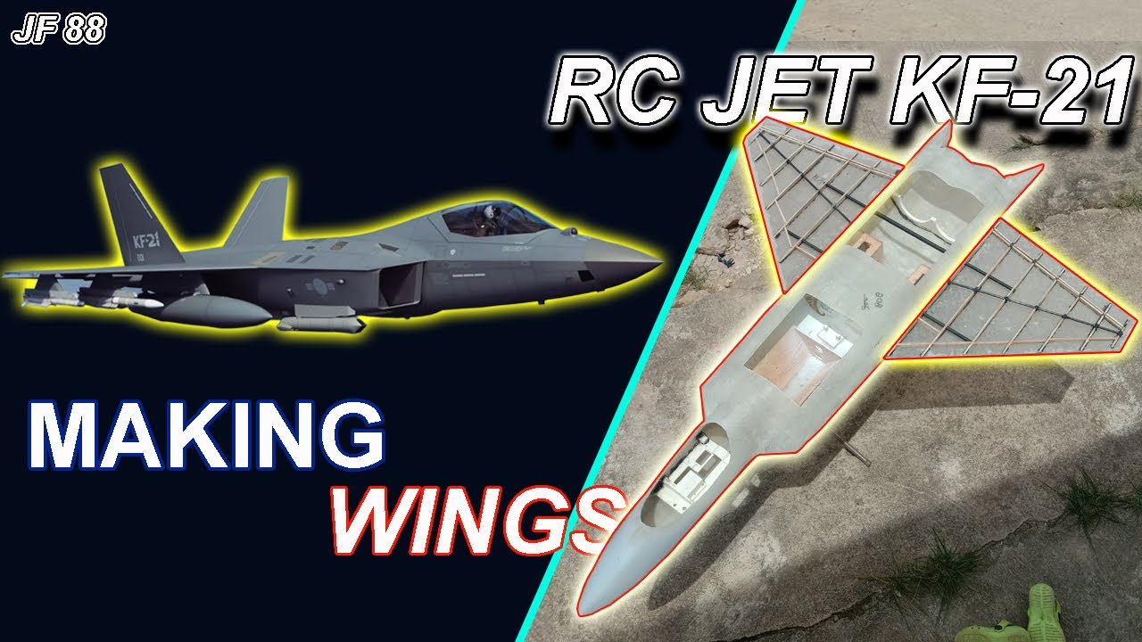 Part 03 - Homemade RC Jet Fighter from Fiberglass | Wings & Stabilizers