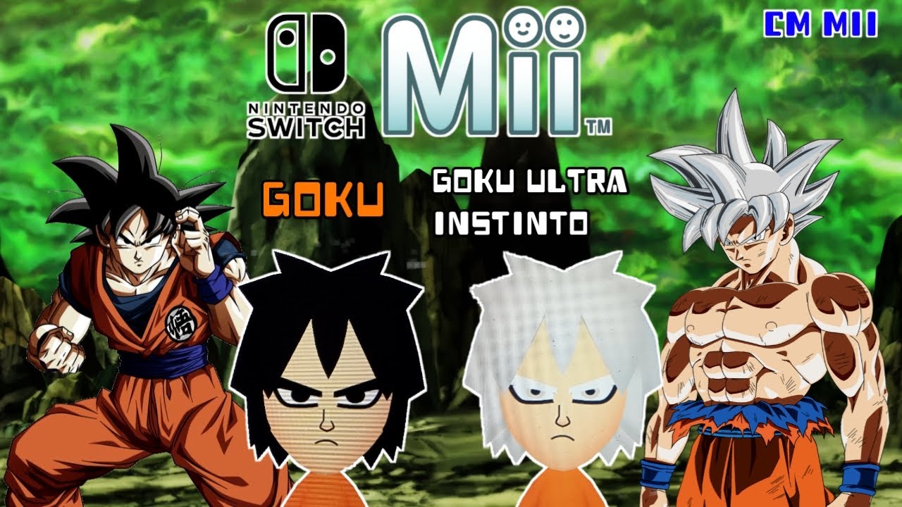 Creador Mii: Como crear a Goku/Goku Ultra Instinto