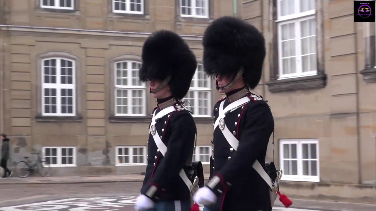 2019 - Vagtskifte på Amalienborg, onsdag den 13. marts 2019