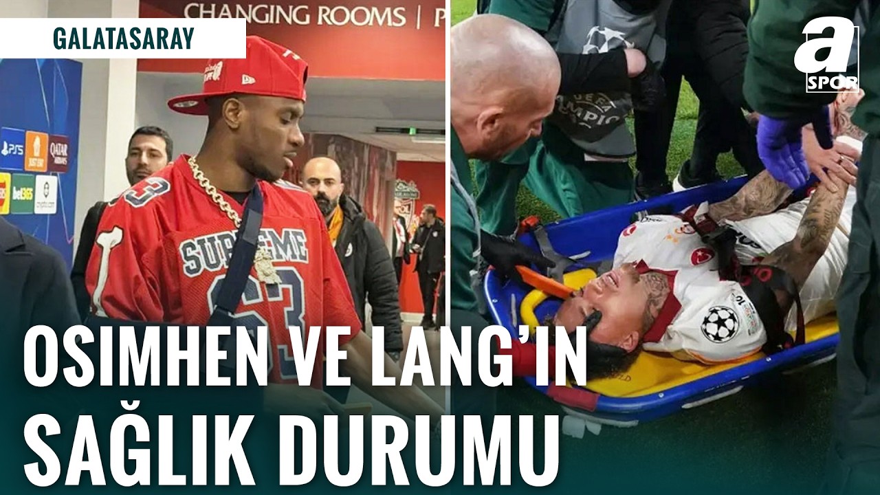 Galatasaray'dan Liverpool Maçında Sakatlanan Osimhen ve Lang İçin Açıklama! İşte Detaylar