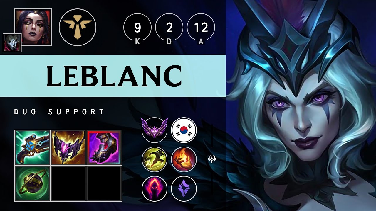 LeBlanc Support vs Bard - KR Master Patch 25.15