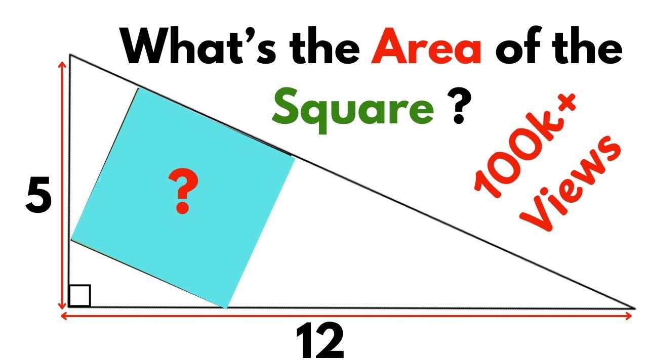 A Nasty Geometry Problem That Will Blow Your Mind | You Should Definitely Know This Trick !! 😯