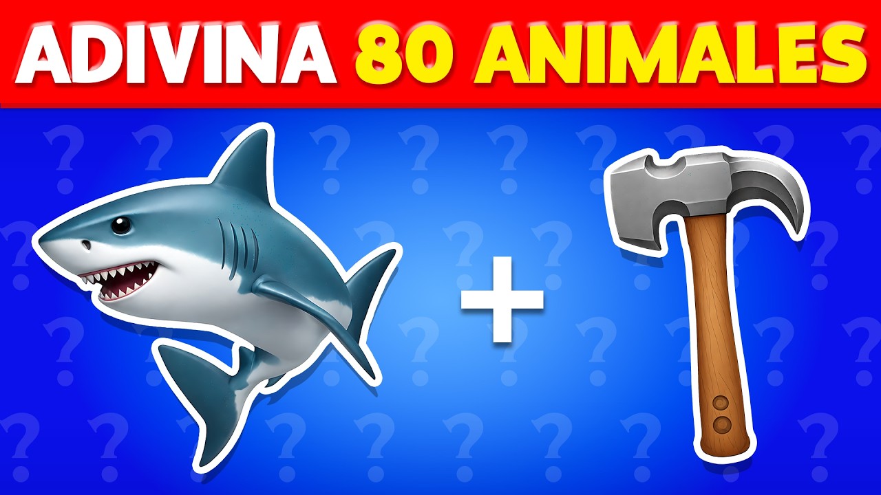 Adivina 80 Animales por los Emojis 🐸🐳🦋 Adivina el Emoji Raro | Caba Quiz Trivia