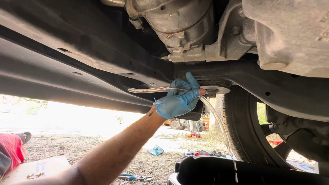 2018 ford flex thermostat replacement & coolant drain and fill part 1