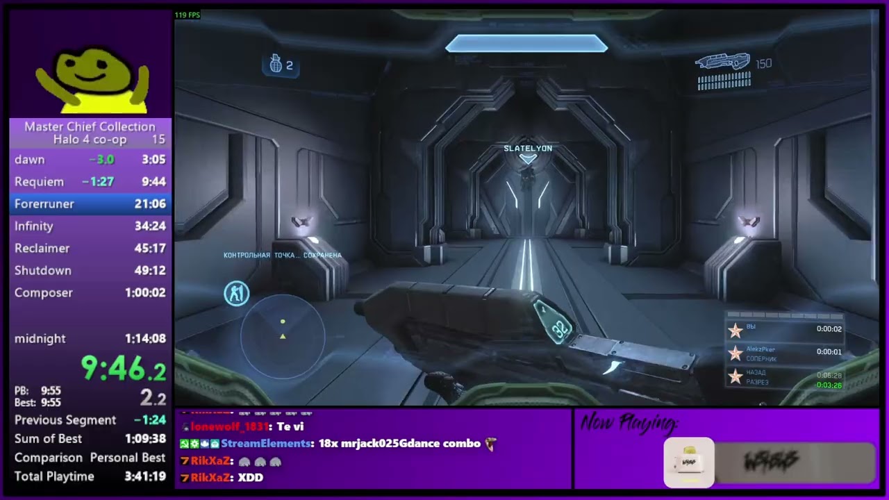 Halo 4 Legendary Coop Speedrun in 1:11:59