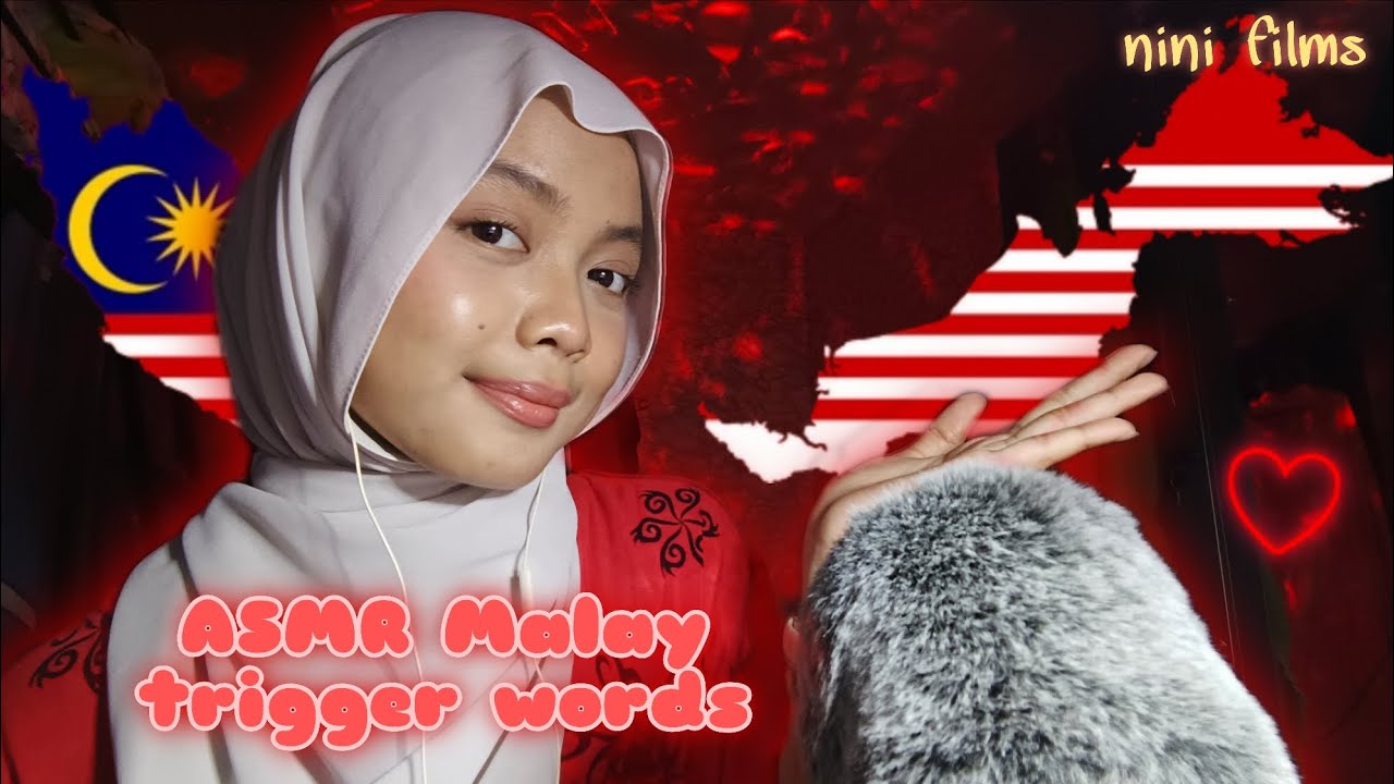 ASMR Trigger Words in Malay 🇲🇾🤍 (ASMR Malaysia) | nini films 