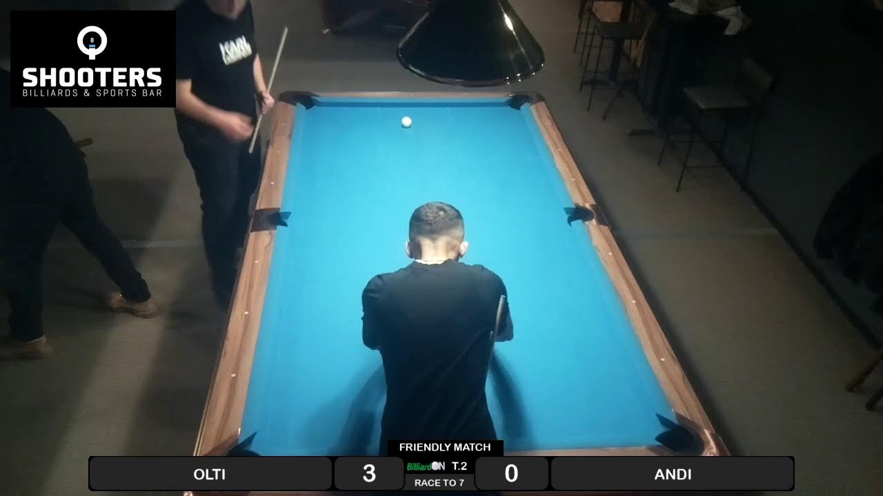 Shooters Billiards & Sports Bar - Table 2 Live