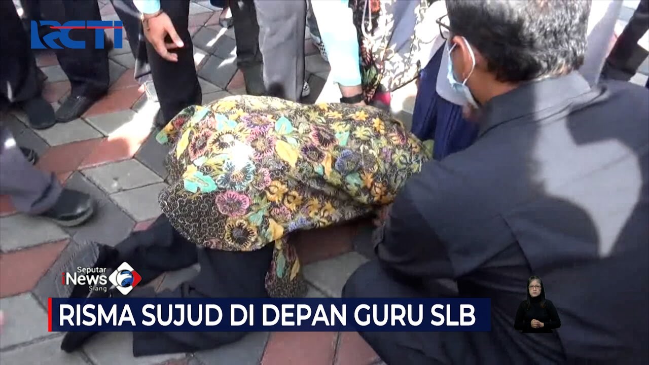 Kunjungan ke Bandung, Mensos Tri Rismaharini Sujud di Hadapan Guru SLB #SeputariNewsSiang 22/02