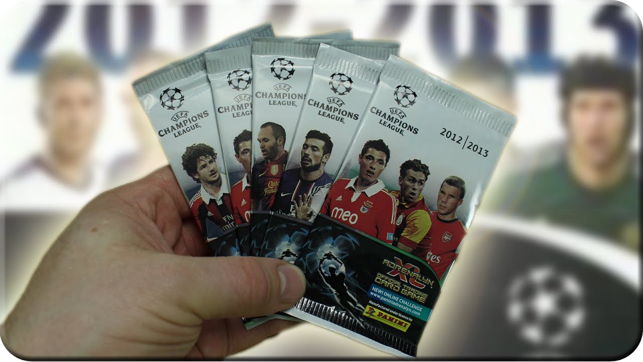 Adrenalyn XL 5 Booster Champions League Unboxing 2012 2013