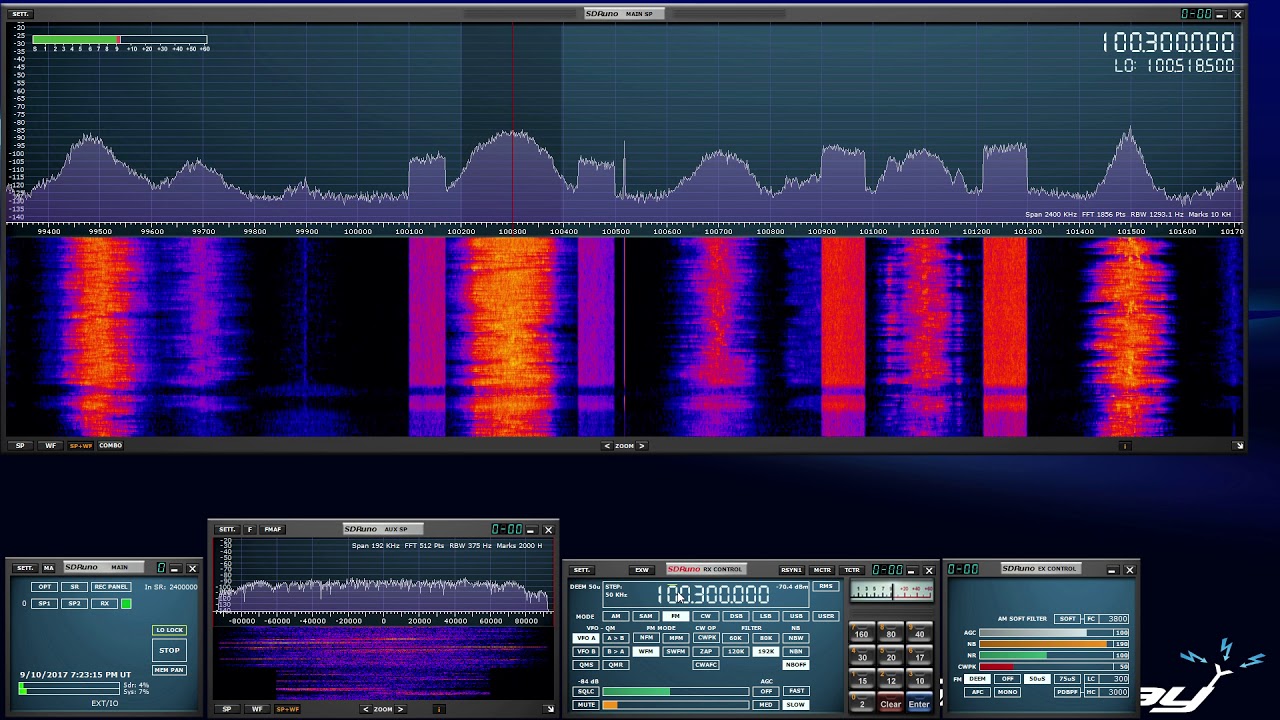 SDRuno EXT/IO Edition for a range of SDRs and dongles