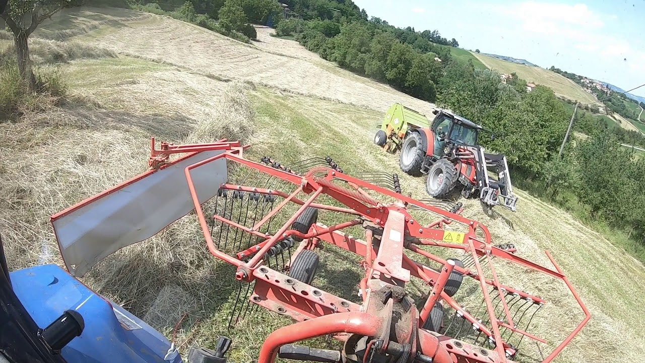 Fienagione in montagna, un campo cosi non l’avete mai visto ! [ LET’S DRIVE- POV ]