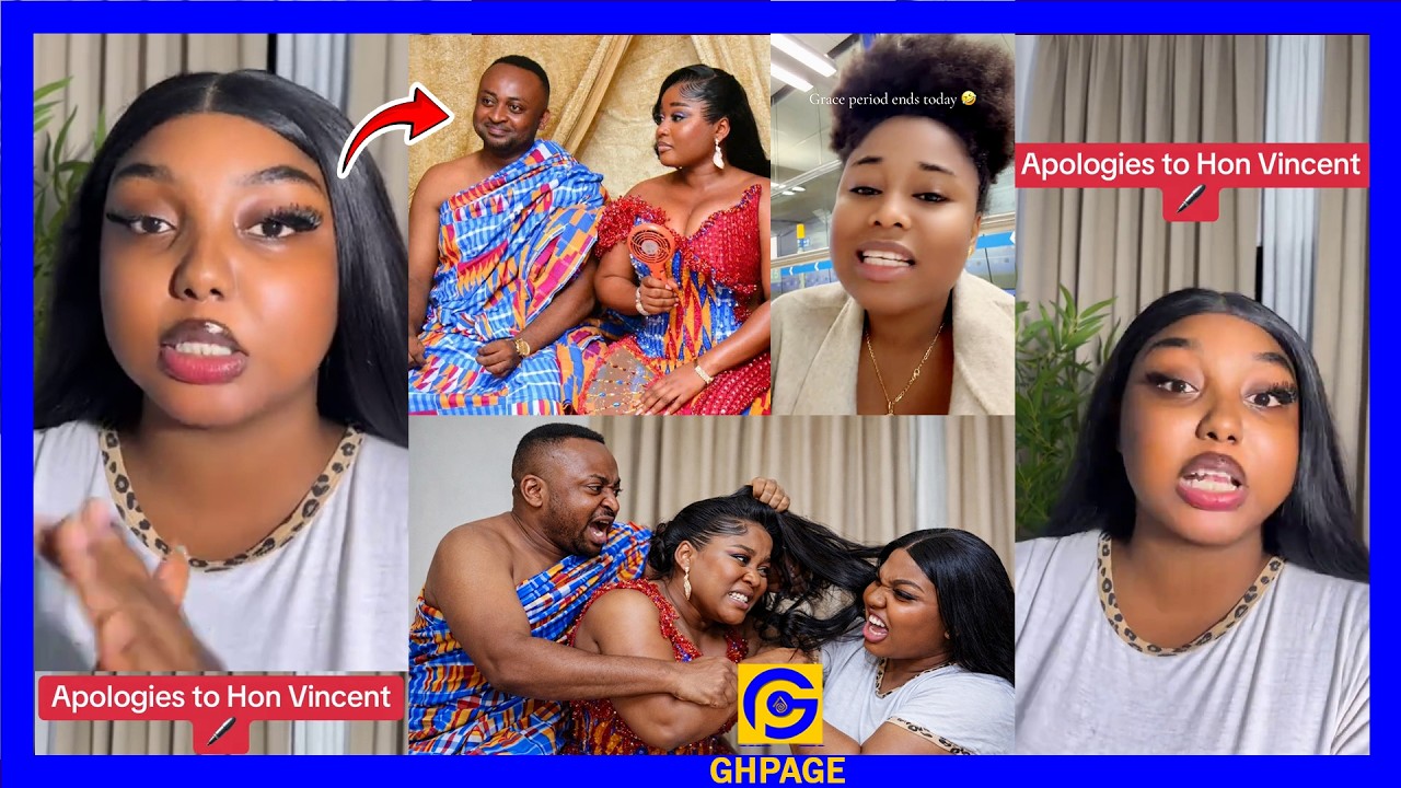 I Apologize!! Lady Who Claimed She Dated Old Tafo MP Hon. Vincent Begs;Wife Replies