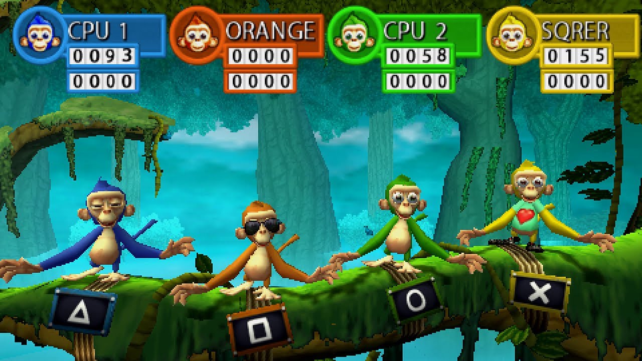 Jungle Party (PSP) - Online Multiplayer Match