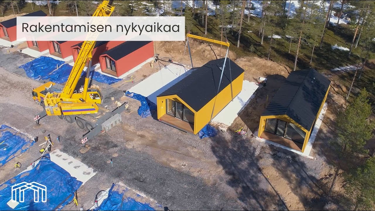 Hawo-talojen kuljetus ja asennus